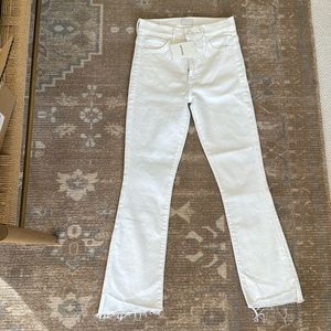 NWT white MOTHER jeans